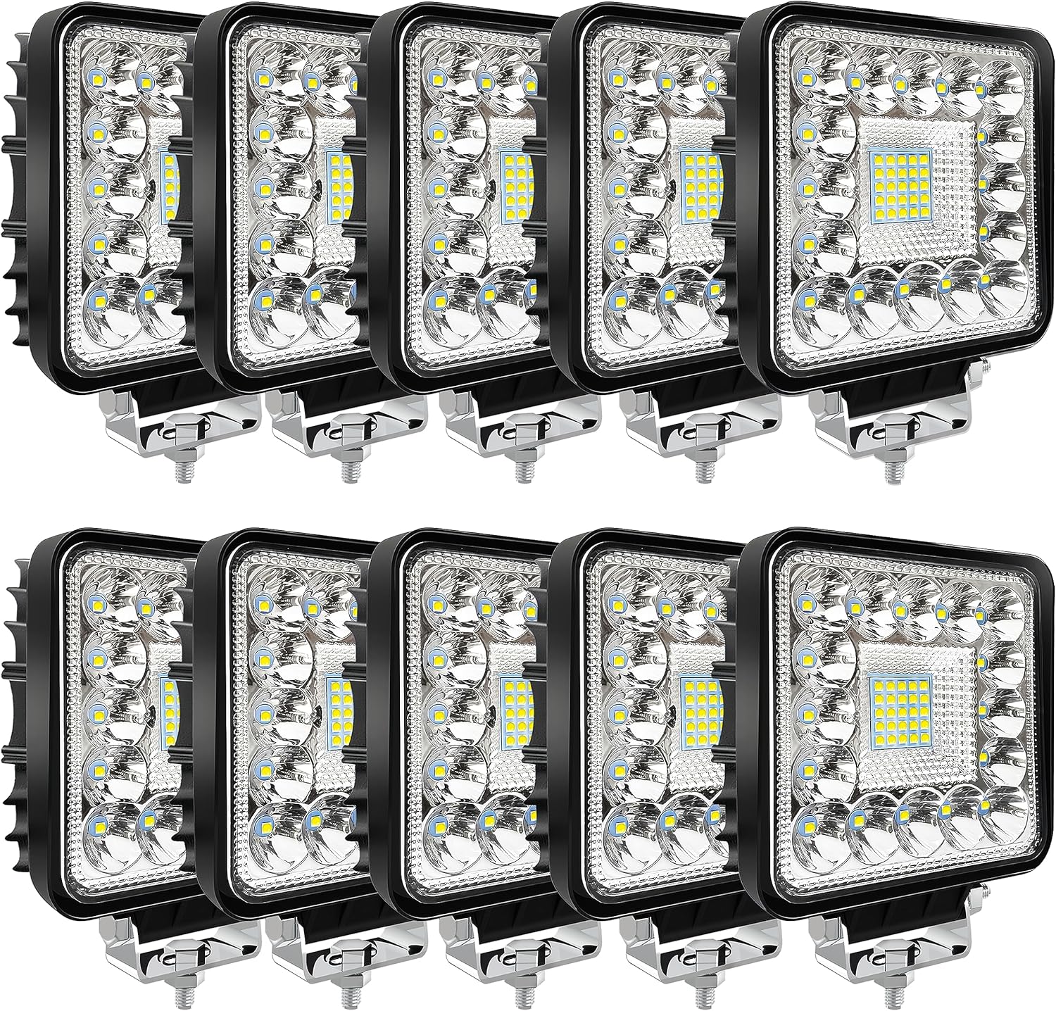 Bright 4 Inch LED Tractor Work Lights for Off Road Use