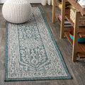 JONATHAN Y Medallion Weave Indoor Outdoor Runner Rug for Patios