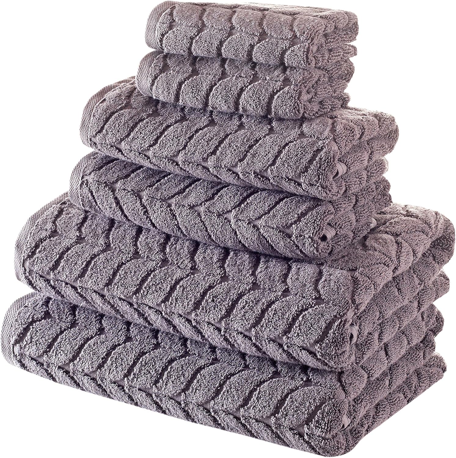 Turkish Cotton Jacquard Luxury Towel Set for Spa-Like Comfort