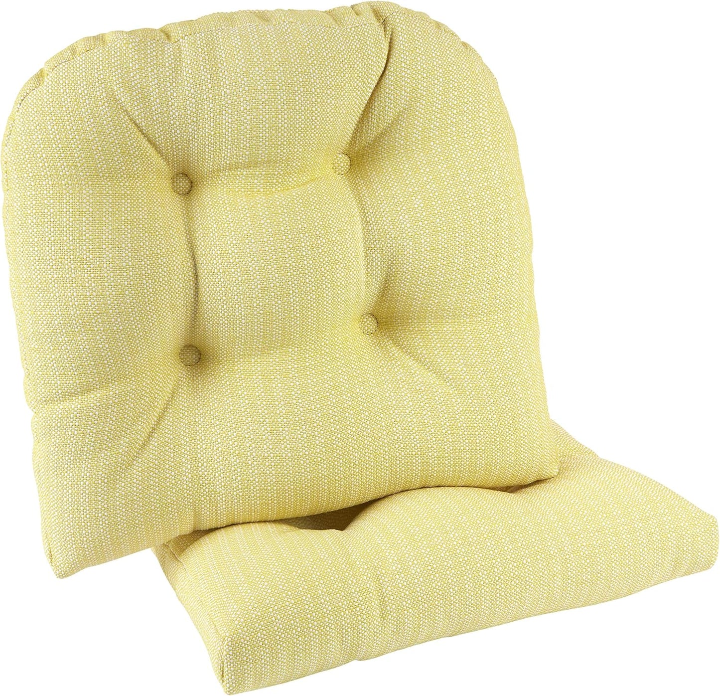 Klear Vu Gripper Overstuffed Non-Slip Dining Chair Cushions