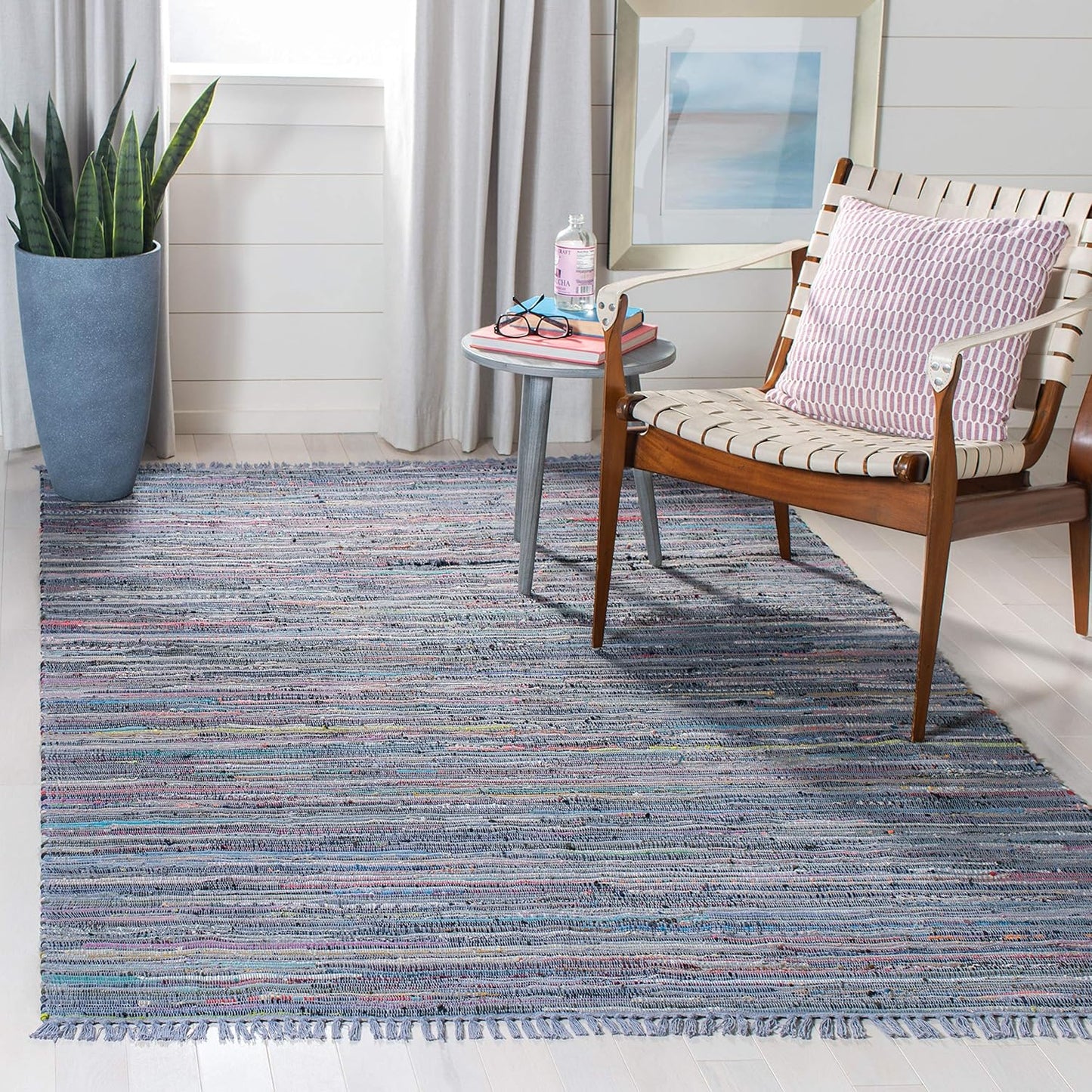 SAFAVIEH Rag Rug Collection Area Rug - Handmade Boho Style