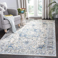 SAFAVIEH Madison Area Rug 6ft7ft x 9ft2ft - Durable Turquoise & Ivory
