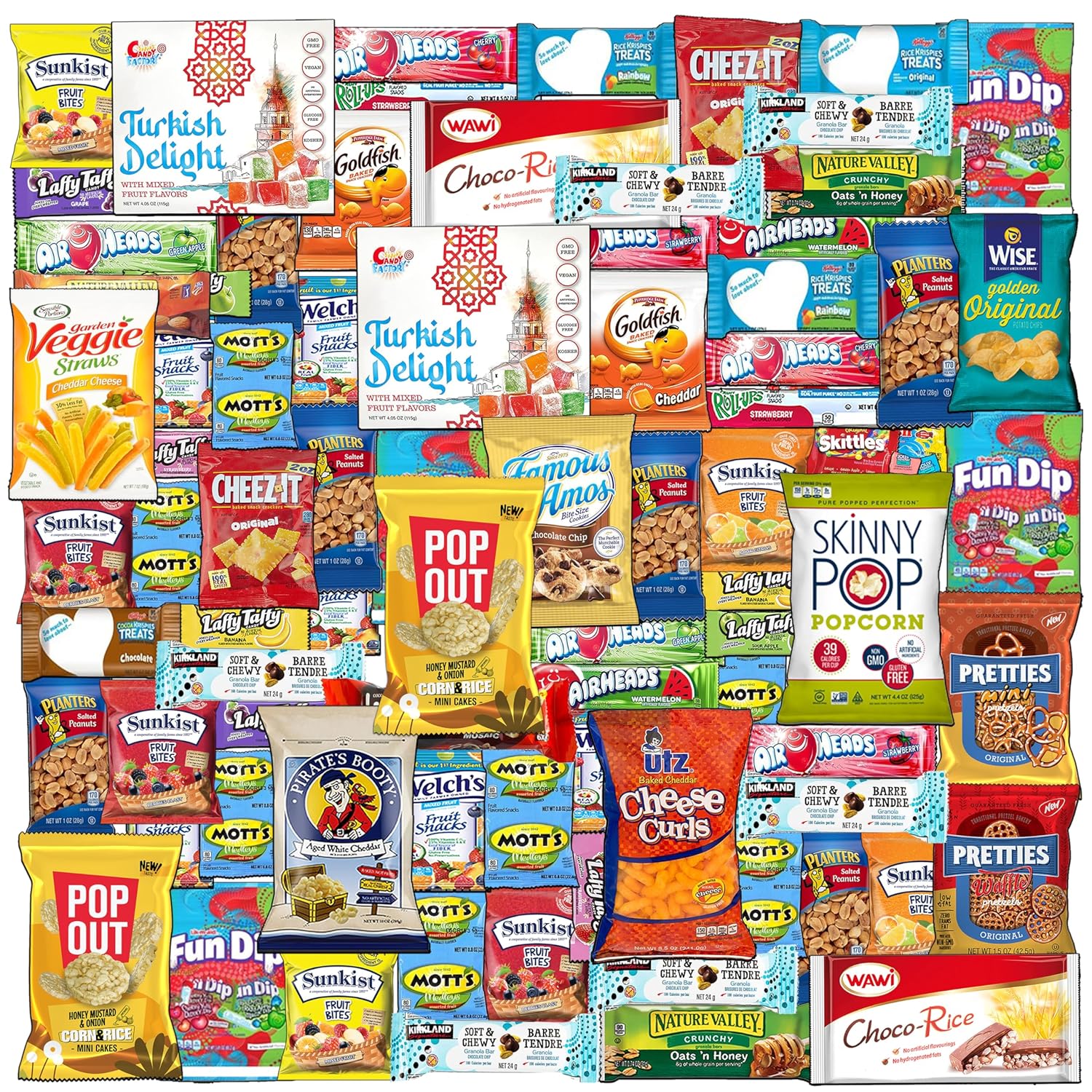 Blue Ribbon Snacks Box Care Package for All Occasions and Tastes