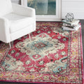 SAFAVIEH Monaco 3 ft x 5 ft Accent Rug - Boho Chic Medallion