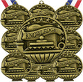 Express Medals Pack of 10 Engraved Scholastic Academic Award Medals