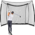 Range Cage 10 x 8 ft Golf Practice Hitting Net - Impact Screen Option