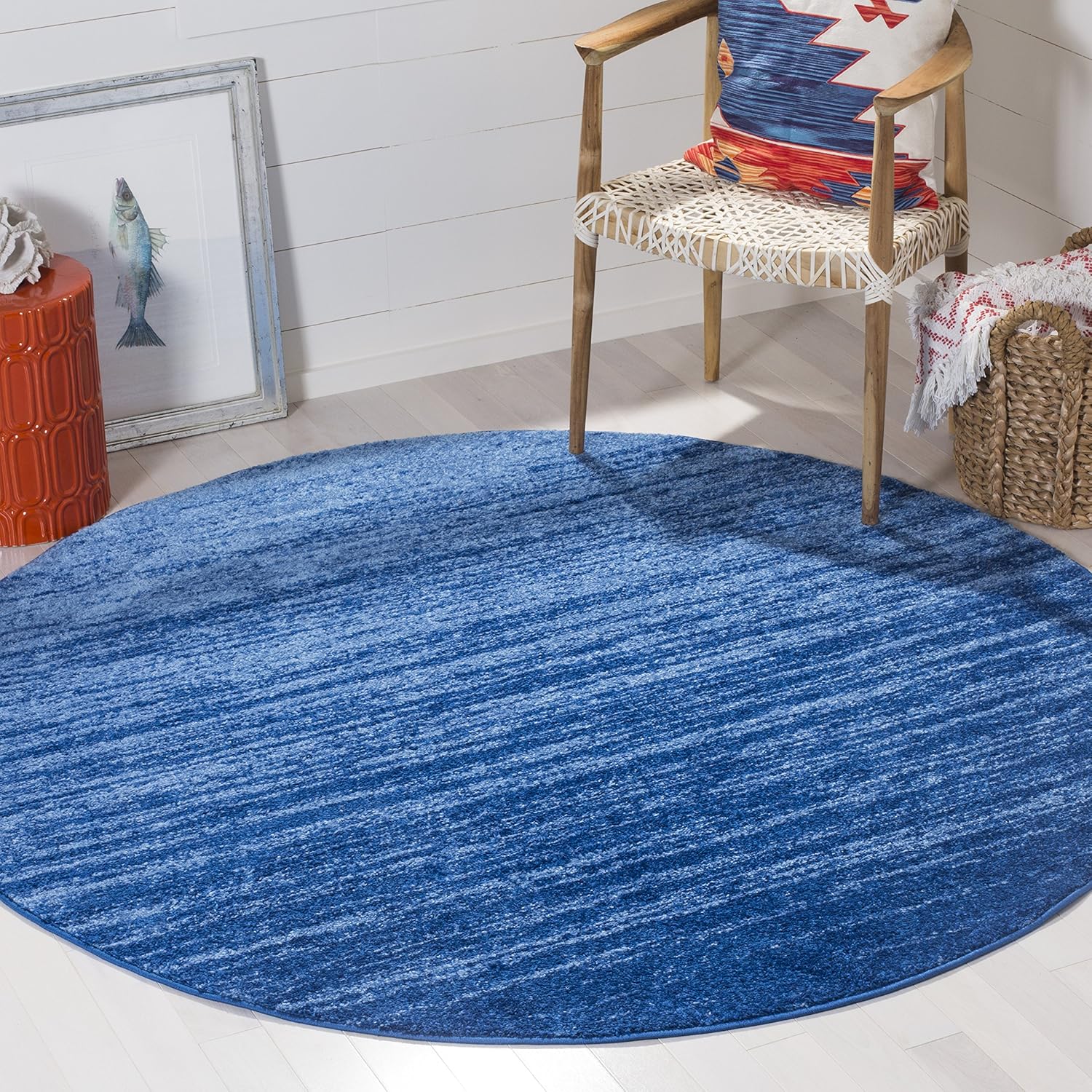 SAFAVIEH Adirondack Collection 6ft Round Ombre Area Rug Review