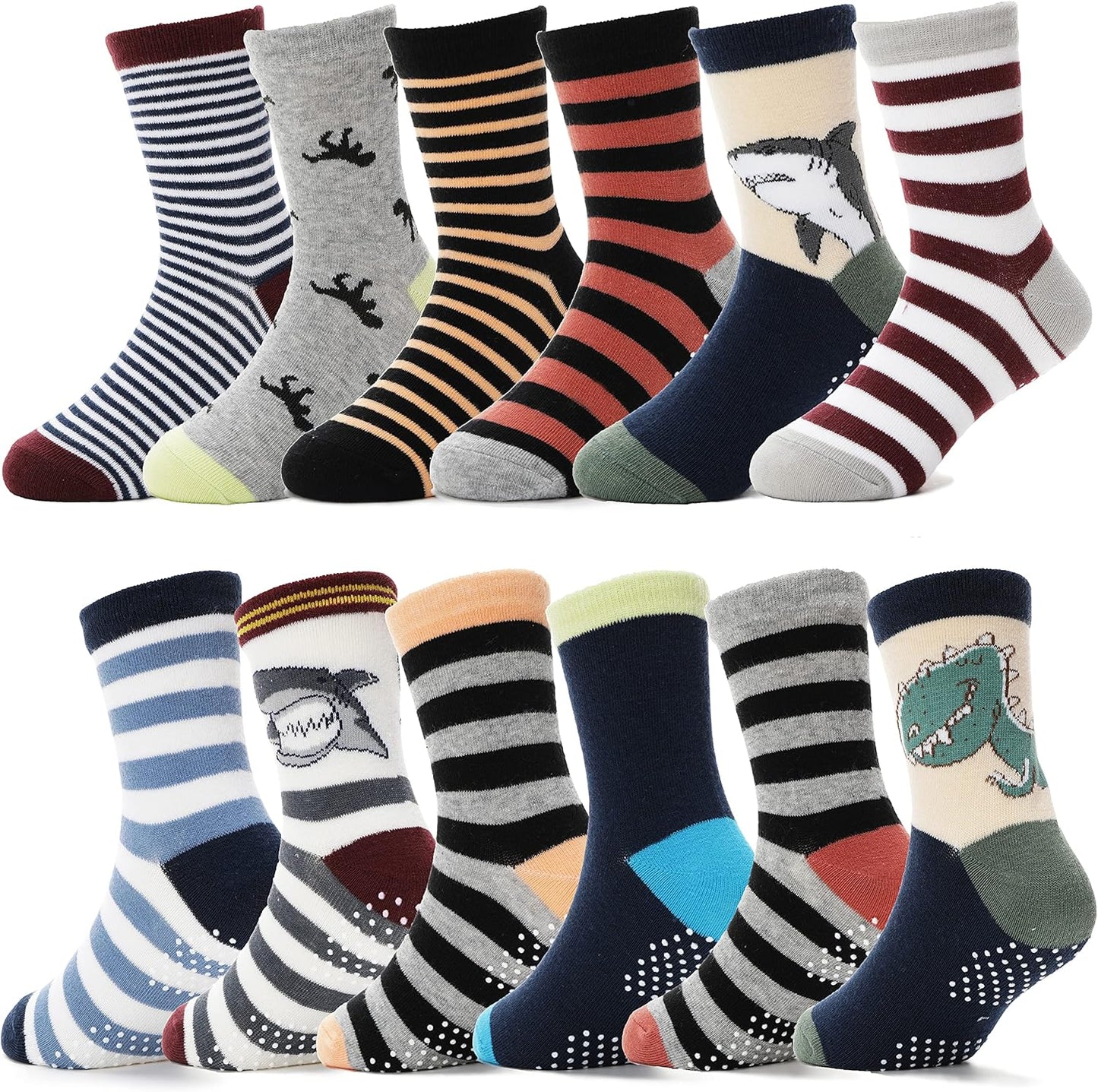Non-Slip Baby Grips Socks by ANTSANG