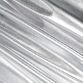 Silver Polyester Metallic Foil Lame Spandex Fabric by the Yard - 4-Way