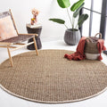 SAFAVIEH Seagrass 6 ft Round Area Rug - Natural Basketweave