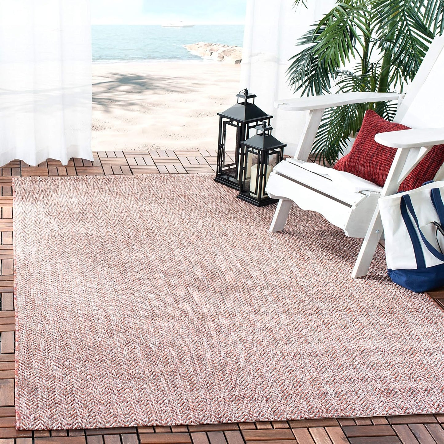 SAFAVIEH Washable Outdoor Rug for Patio, Backyard & More