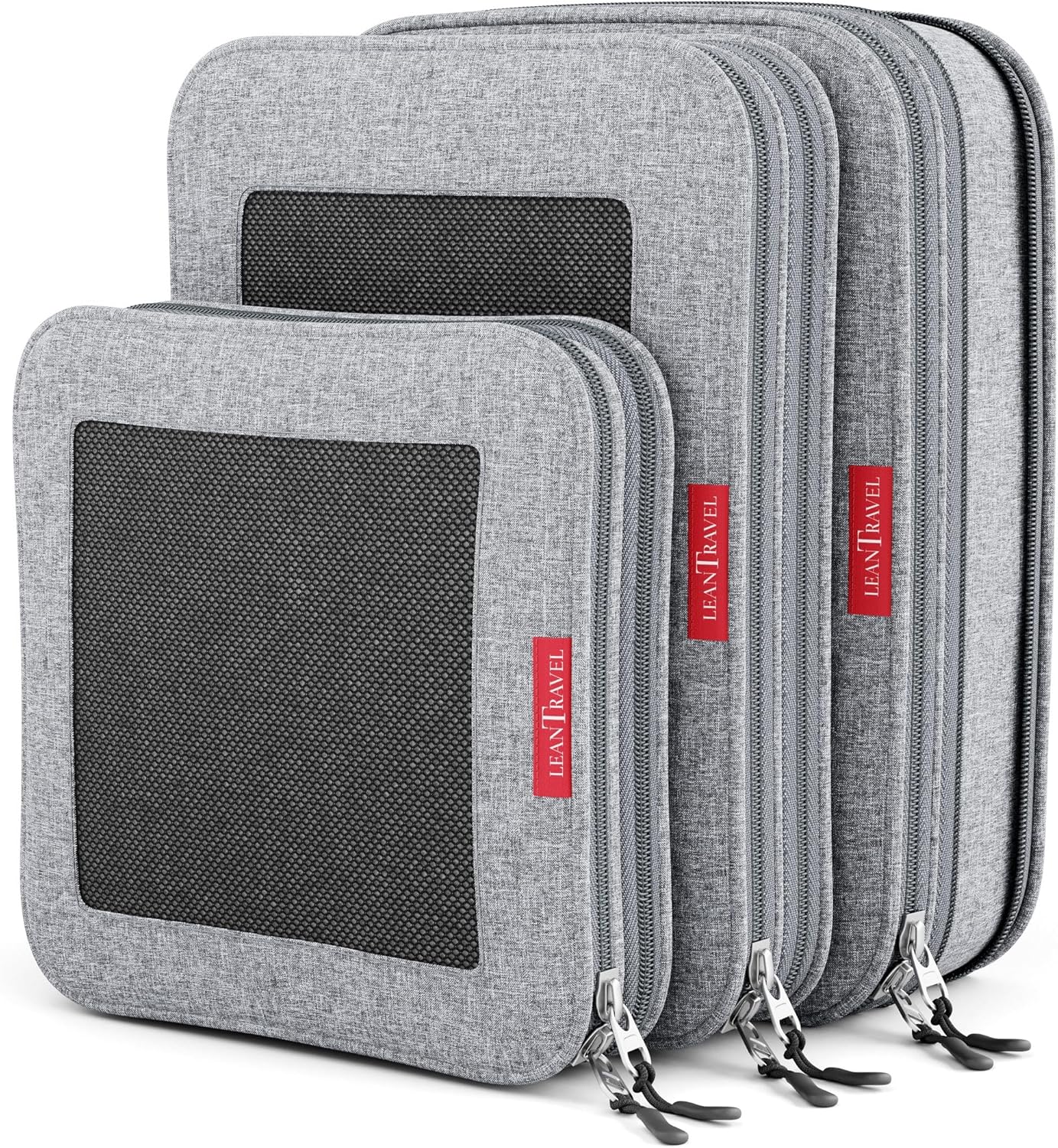 LeanTravel Compression Packing Cubes for Stylish Travel Organizing