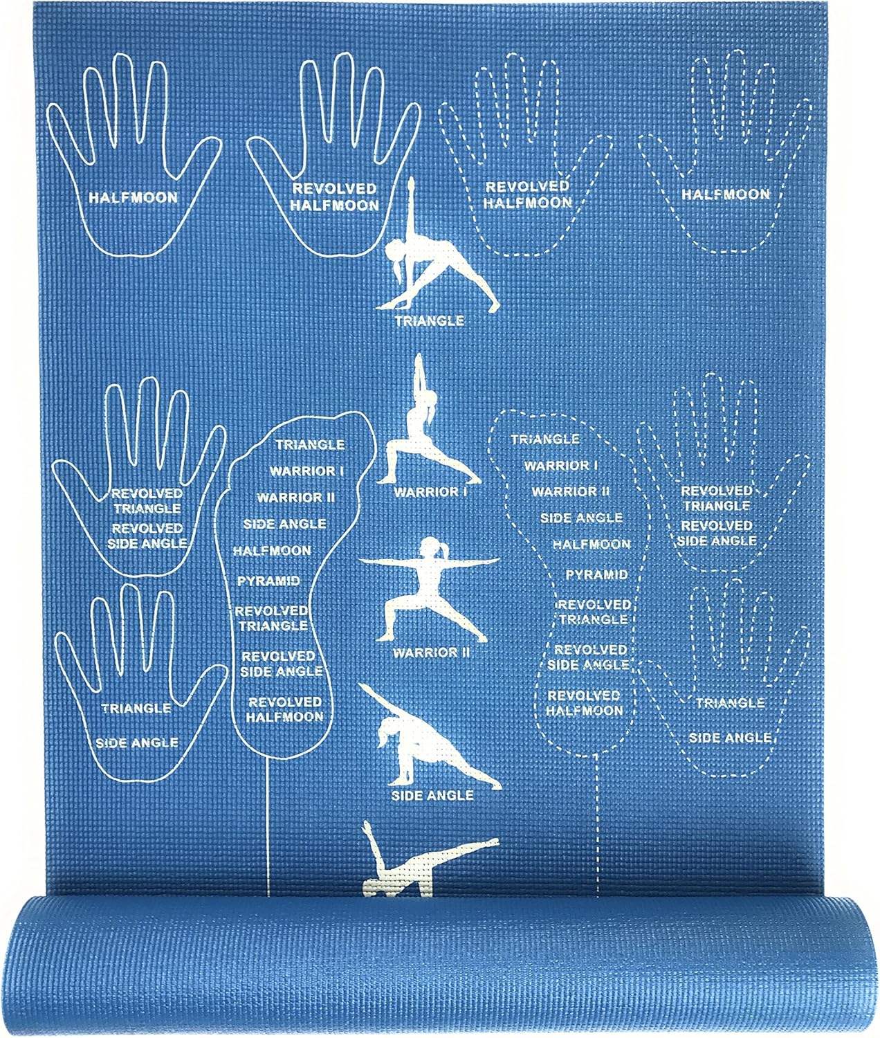 Extra Thick Educational Yoga Mat
