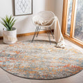 SAFAVIEH Madison 8 ft Round Area Rug - Durable Modern Abstract