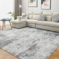 Area Rug Living Room Rugs: Soft Fluffy Pile Carpet for Home