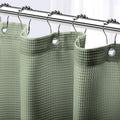Hotel Style Waffle Shower Curtain Sage Green - 72x72 in