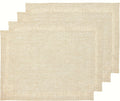 Pure Linen Champagne Beige Placemats Set of 4 - Athena