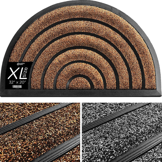 Durable Welcome Doormat for Indoor and Outdoor Use - 32x20in
