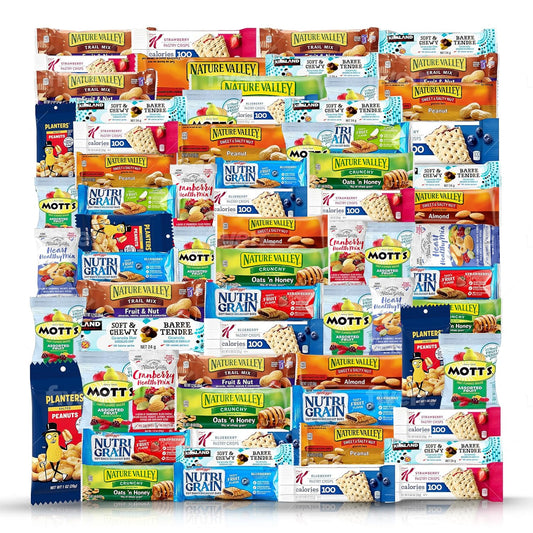Healthy Snacks Care Package 67 Count Premium Mixed Box Gift