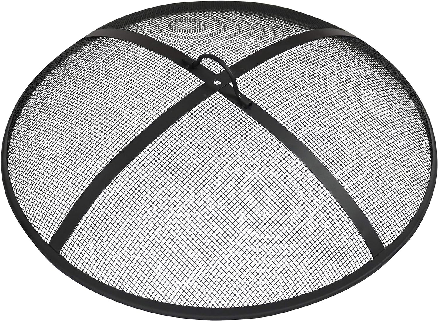 Sunnydaze Heavy-Duty Steel Mesh Fire Pit Screen for Safety