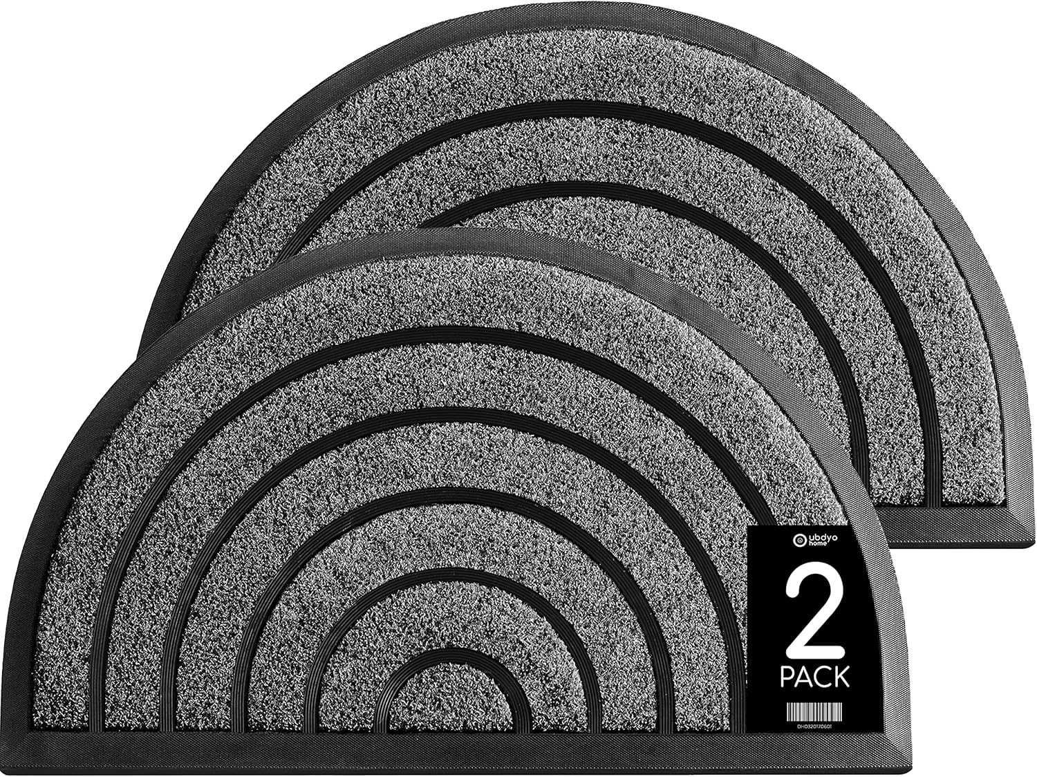Heavy Duty Outdoor Entrance Mats - 2 Pack for All Weather Use