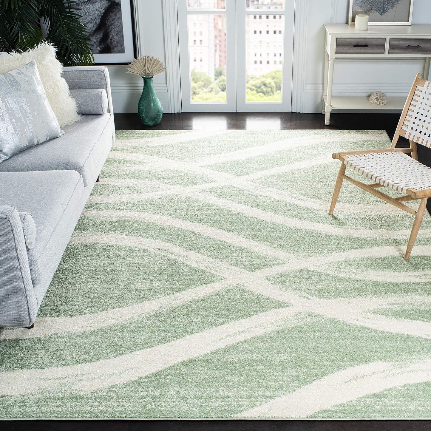 SAFAVIEH Adirondack Collection Area Rug - Modern Wave Design