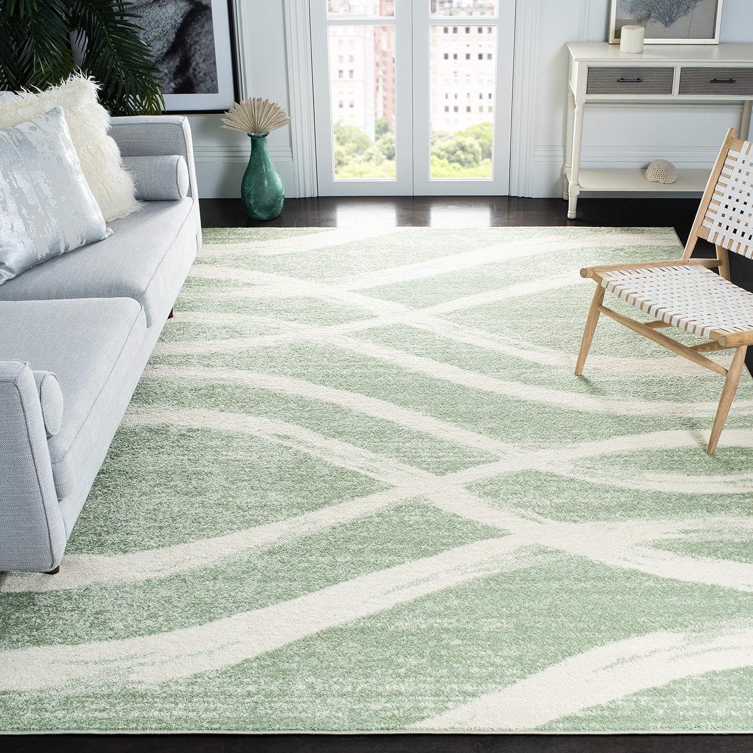 SAFAVIEH Adirondack Collection Area Rug - Modern Wave Design