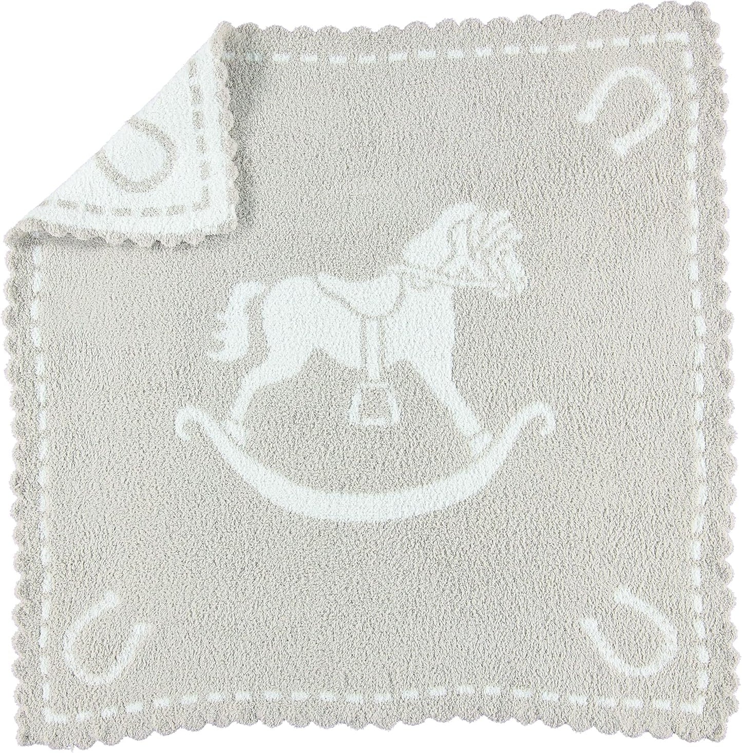 Barefoot Dreams CozyChic Scalloped Baby Blanket - Luxurious Comfort!