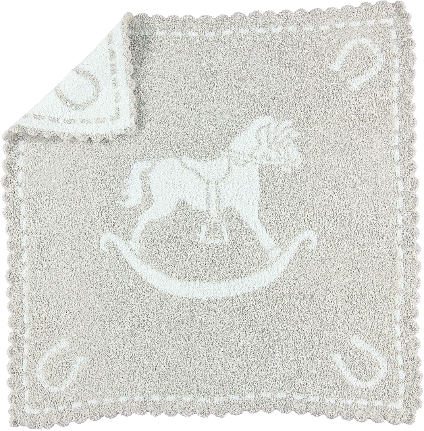 Barefoot Dreams CozyChic Scalloped Baby Blanket - Luxurious Comfort!