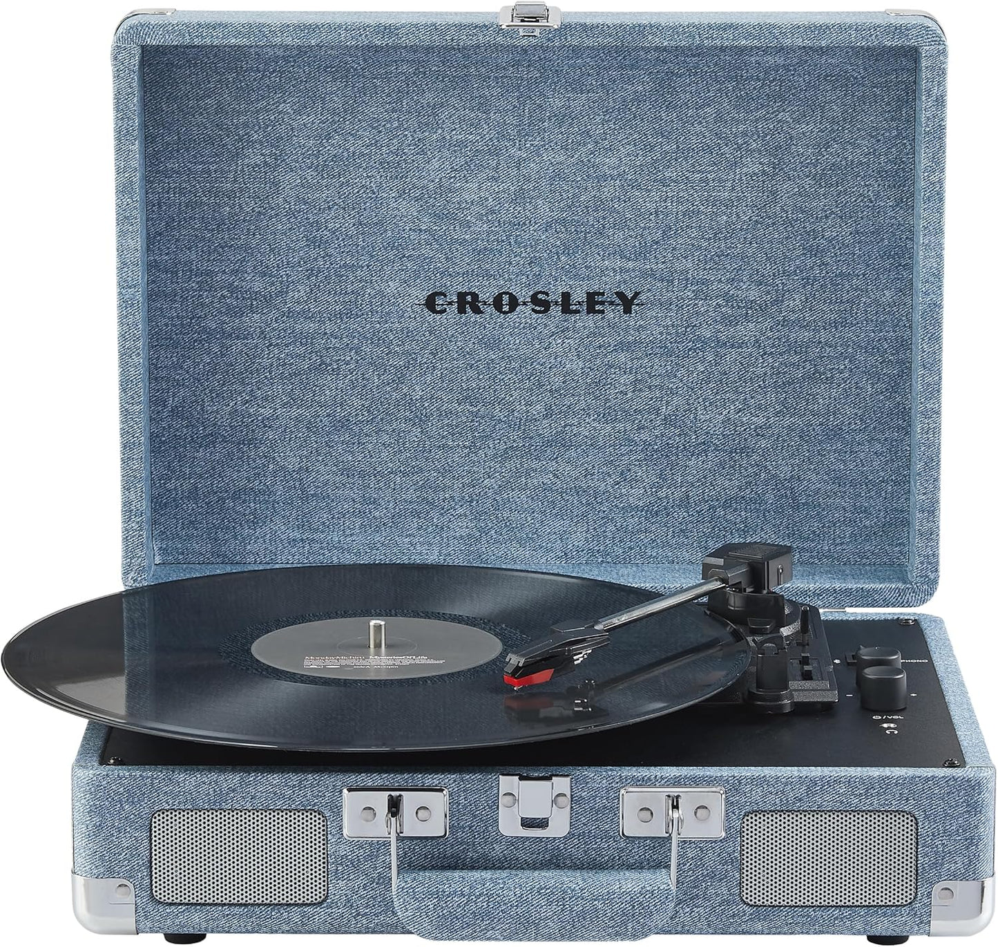 Crosley CR8005F-WD Cruiser Plus Vintage Bluetooth Vinyl Player