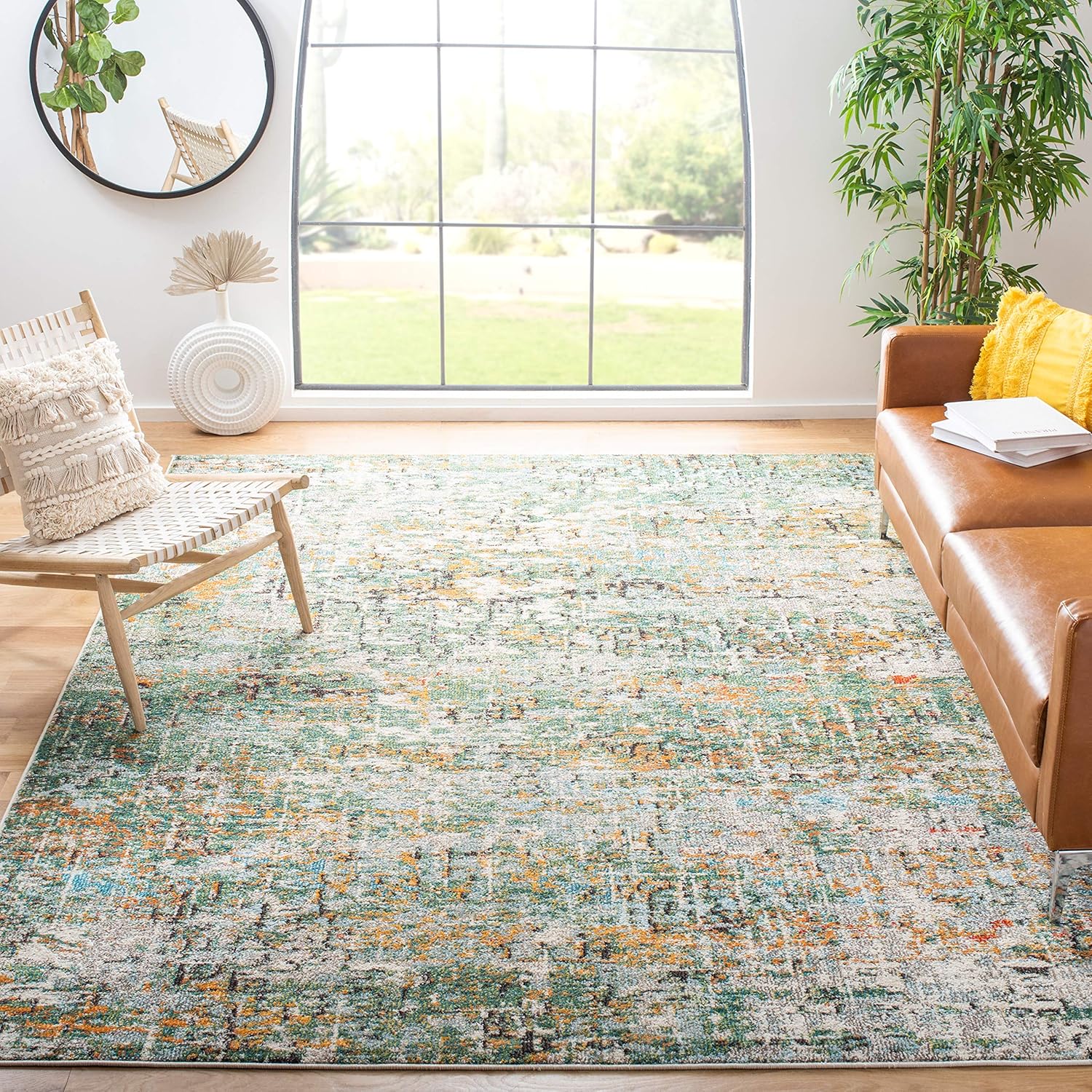 SAFAVIEH Madison Collection X-Large Area Rug - Modern Abstract