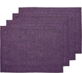 Grape Placemats Set of 4 - 100% Pure Linen Table Mats