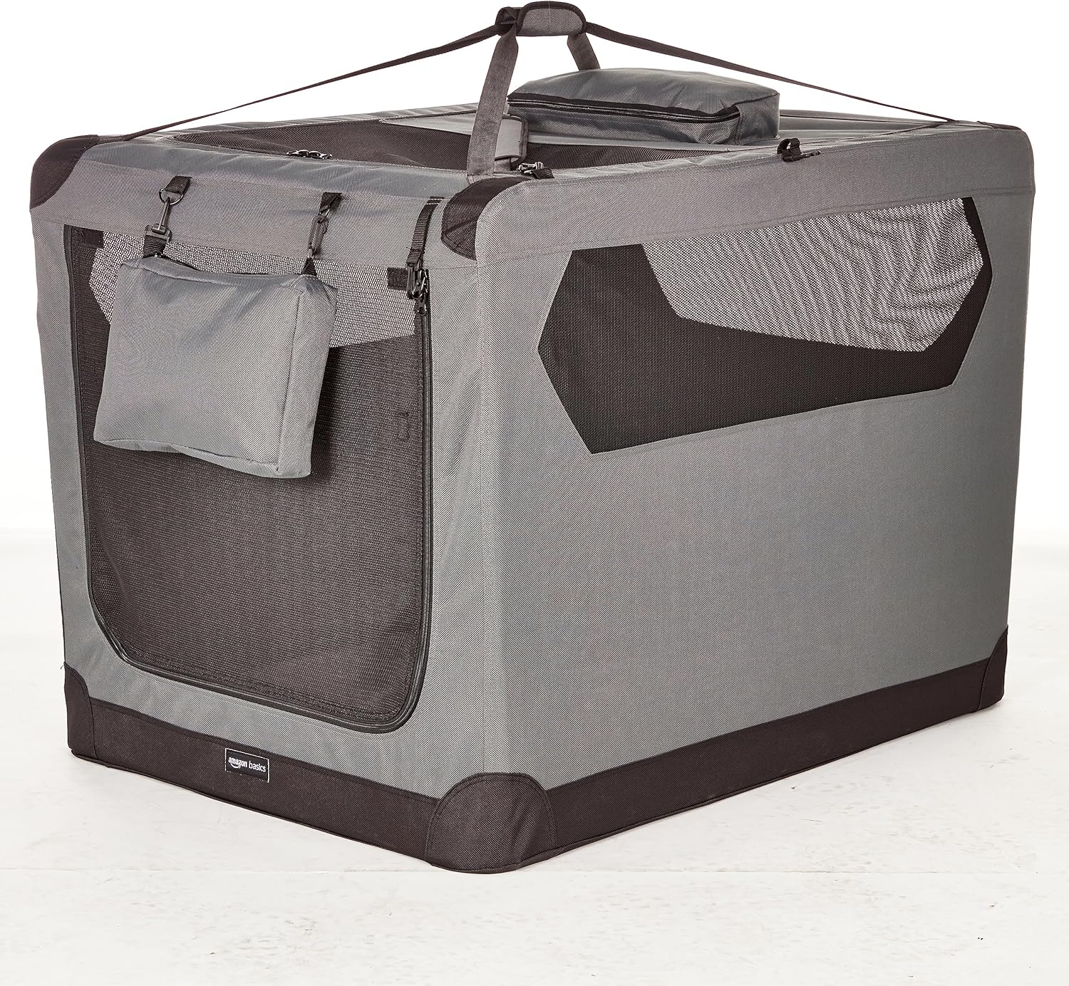 Basics Folding Portable Soft Pet Dog Crate Carrier