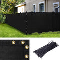 Fence Privacy Screen 6 ft x 29 ft Black - 90% Blockage, Heavy Duty
