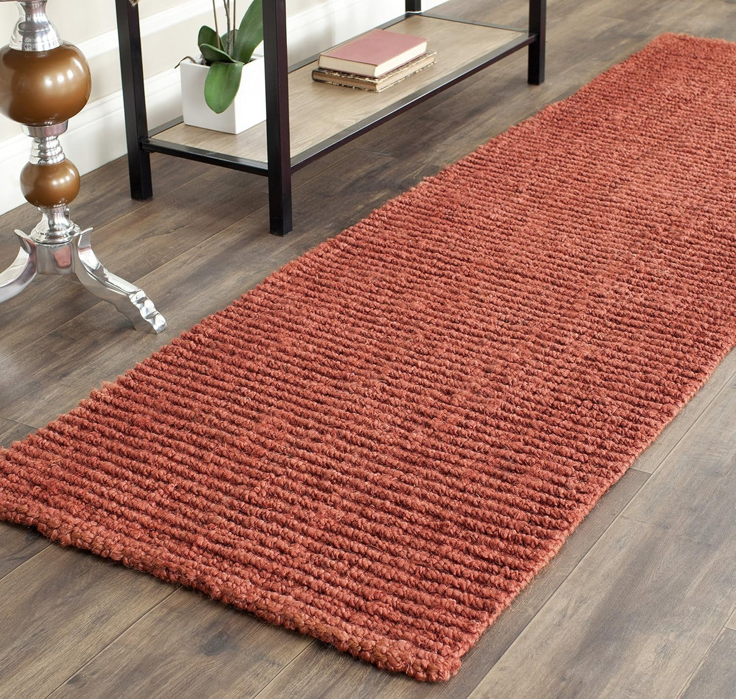 Handmade Jute Runner Rug - Natural Fiber Collection by SAFAVIEH