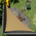 Right Triangle Sun Shade Sail 17ft x 18ft x 24.8ft - 95% UV Protection