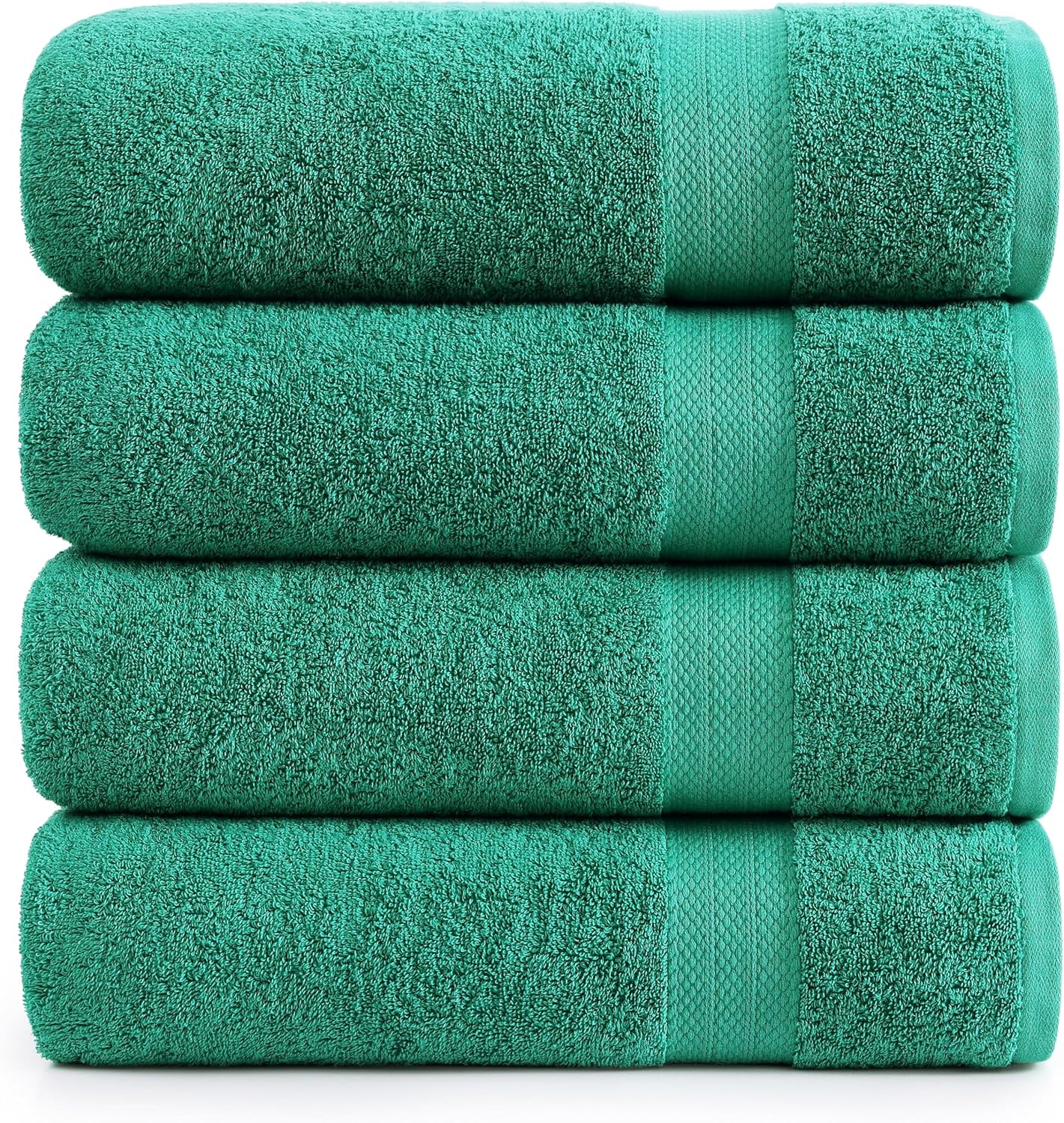 Oversized Bath Towels Set of 4 - Soft & Absorbent Cotton