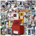 Football Cards Collection Gift Set with 100 Unique Cards