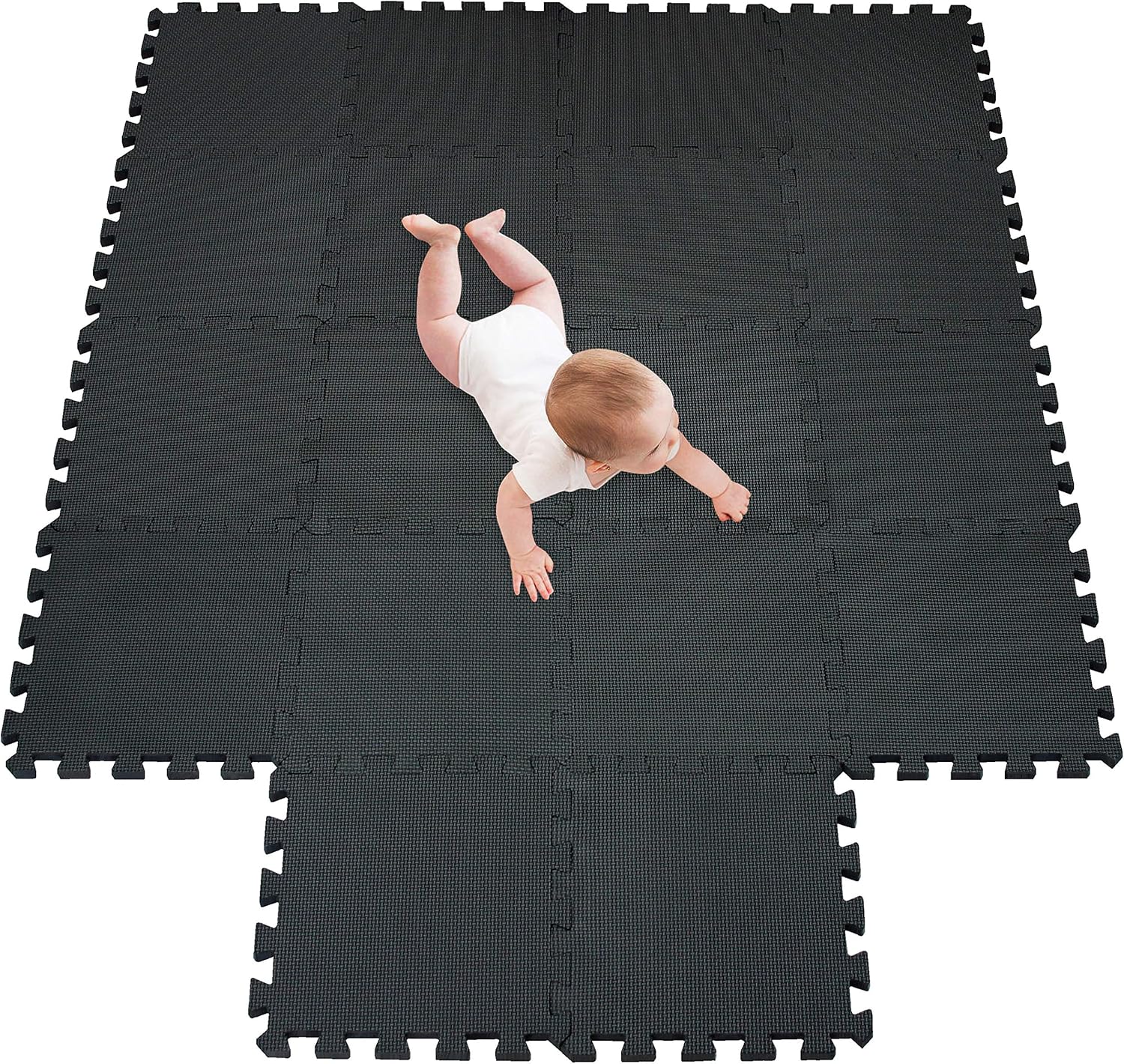meiqicool Foam Play Mat for Kids - Soft EVA Interlocking Tiles