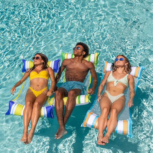 Sloosh Inflatable Pool Float Hammock - Multi-Purpose Water Lounges