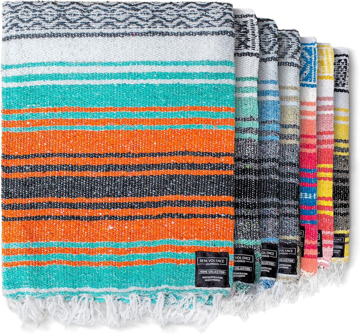 Mexican Blanket 50x70 in | Versatile Outdoor & Yoga Serape