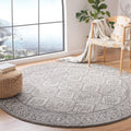 SAFAVIEH Tulum 5 ft Round Rug - Durable Moroccan Boho Style