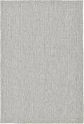 Unique Loom Transitional Solid Heathered Indoor/Outdoor Rug 6 ft 1 in