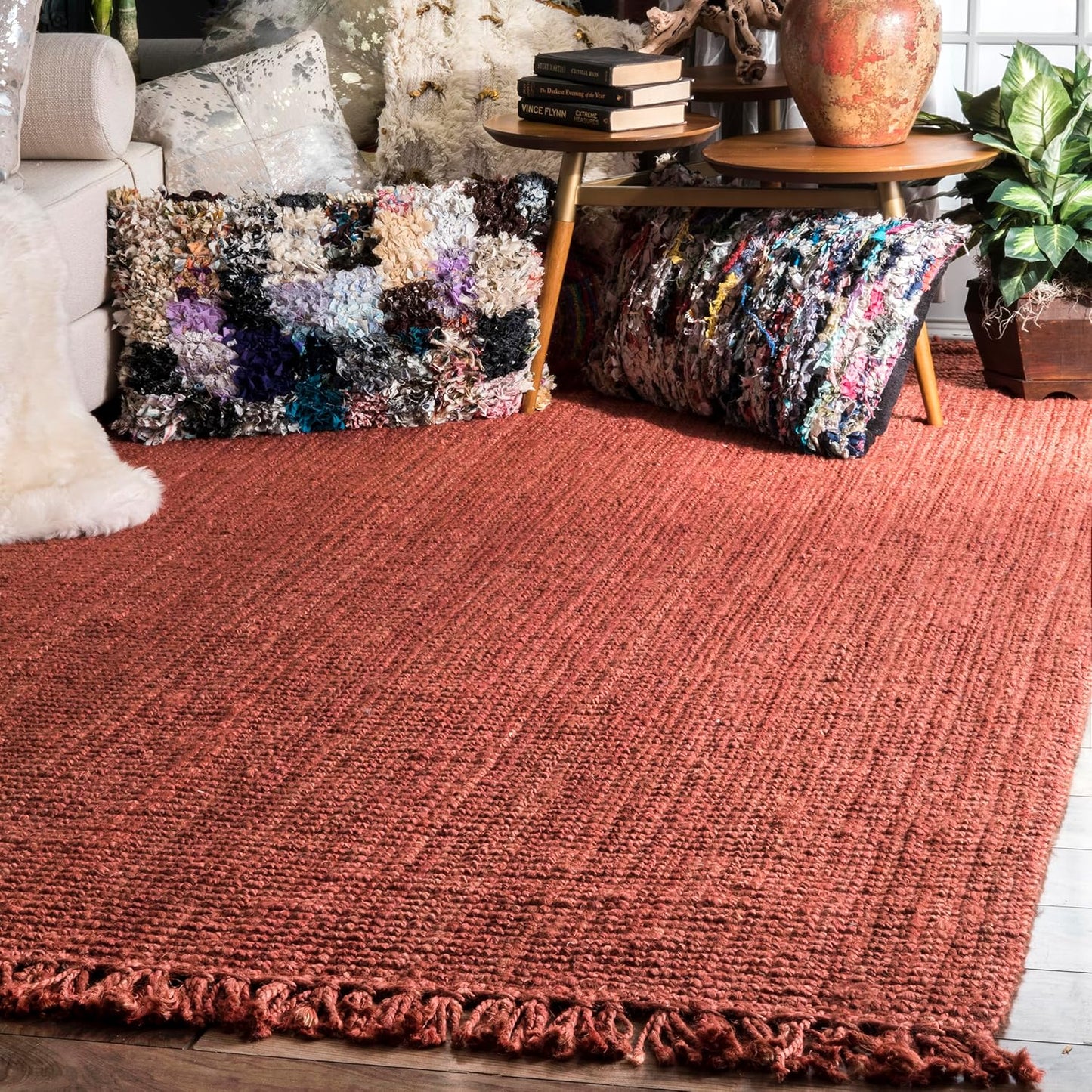nuLOOM 5x8 Daniela Jute Tassel Hand Woven Area Rug Review