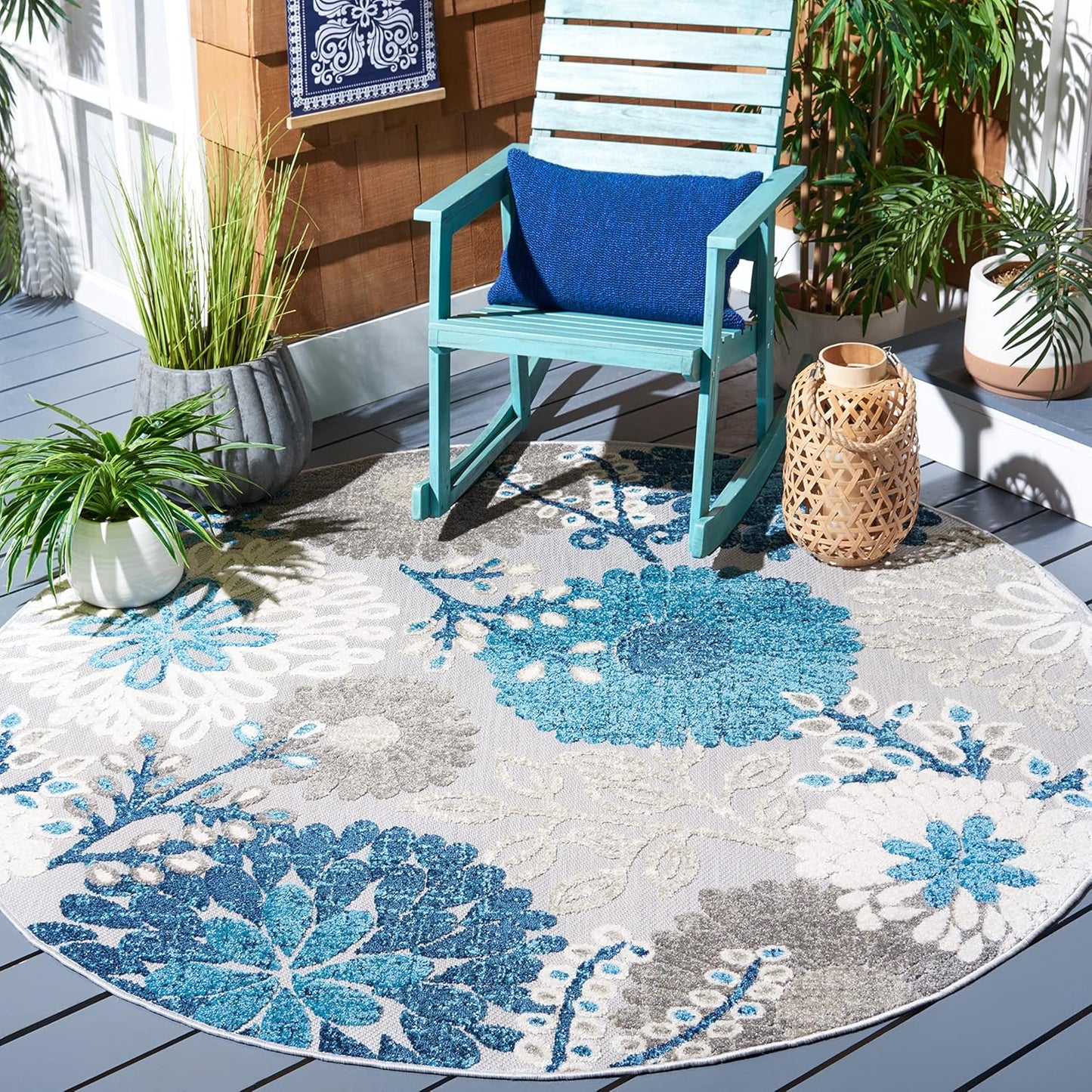 SAFAVIEH Cabana Collection Area Rug - Stylish Floral Design