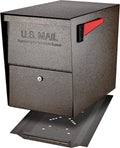 Mail Boss Security Mailbox Package Master Curbside Locking - Bronze