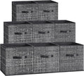 SONGMICS Storage Cubes 11.8 in Set of 8 - Compact Closet Organizers