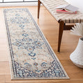 2ft 2in x 14ft Runner Rug Ivory & Light Blue - Madison Collection
