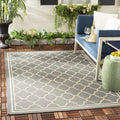 SAFAVIEH Courtyard 5ft 3in x 7ft 7in Anthracite/Beige - Durable