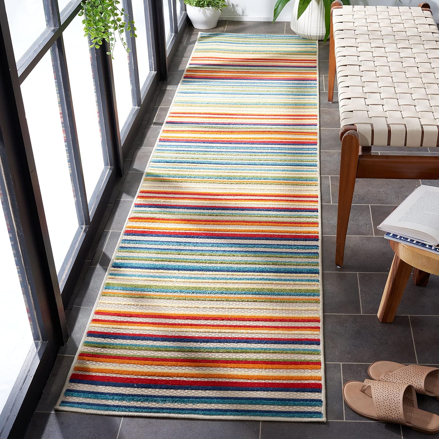 SAFAVIEH Cabana Collection Runner Rug - Stylish & Durable Design